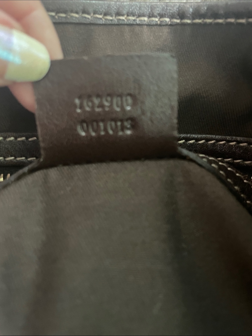 Gucci Brown GG Canvas Shoulder Bag with Braided Dark Brown Handles. Authentic. - Picture 11 of 11